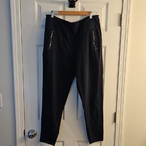 Athleta Trekkie Womens's Navy Joggers with Zippered Pockets